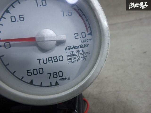 実働外し！保証付】TRUSTトラスト Greddy グレッディ 機械式 メーター 