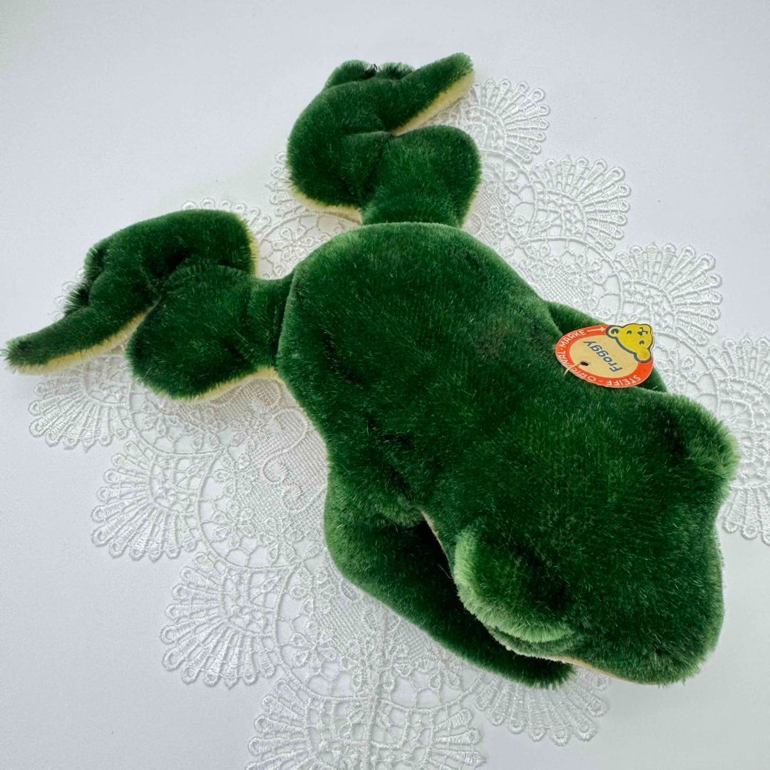送料無料☆シュタイフ☆Frog Froggy 22cm オールID's完品☆カエルの