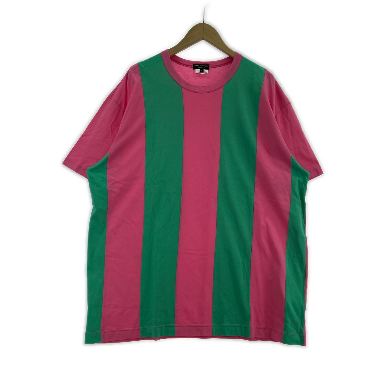 COMME des GARCONS 半袖Tｼｬﾂ・ｶｯﾄｿｰ HOMME PLUS 25SS SSTEE M ﾋﾟﾝｸ 