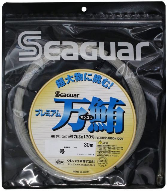 【送料無料】シーガー(Seaguar) シーガー プレミアム万鮪 30m 24号 クリア