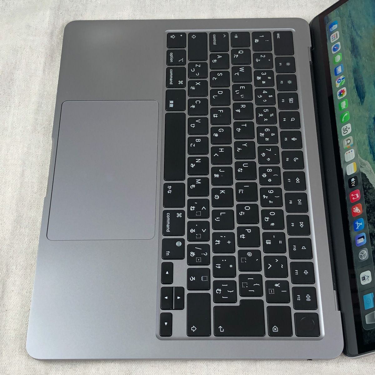 ジャンク Apple MacBook Air M2 8GB/256GB ホワイトスポット多数