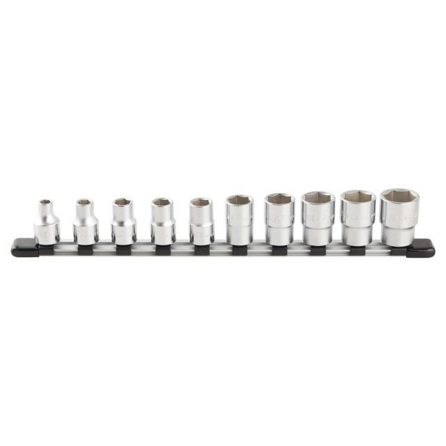 【送料無料】トネ(TONE) ソケットセット(6角・ホルダー付) HS410 差込角12.7mm(1/2”) 内容10点