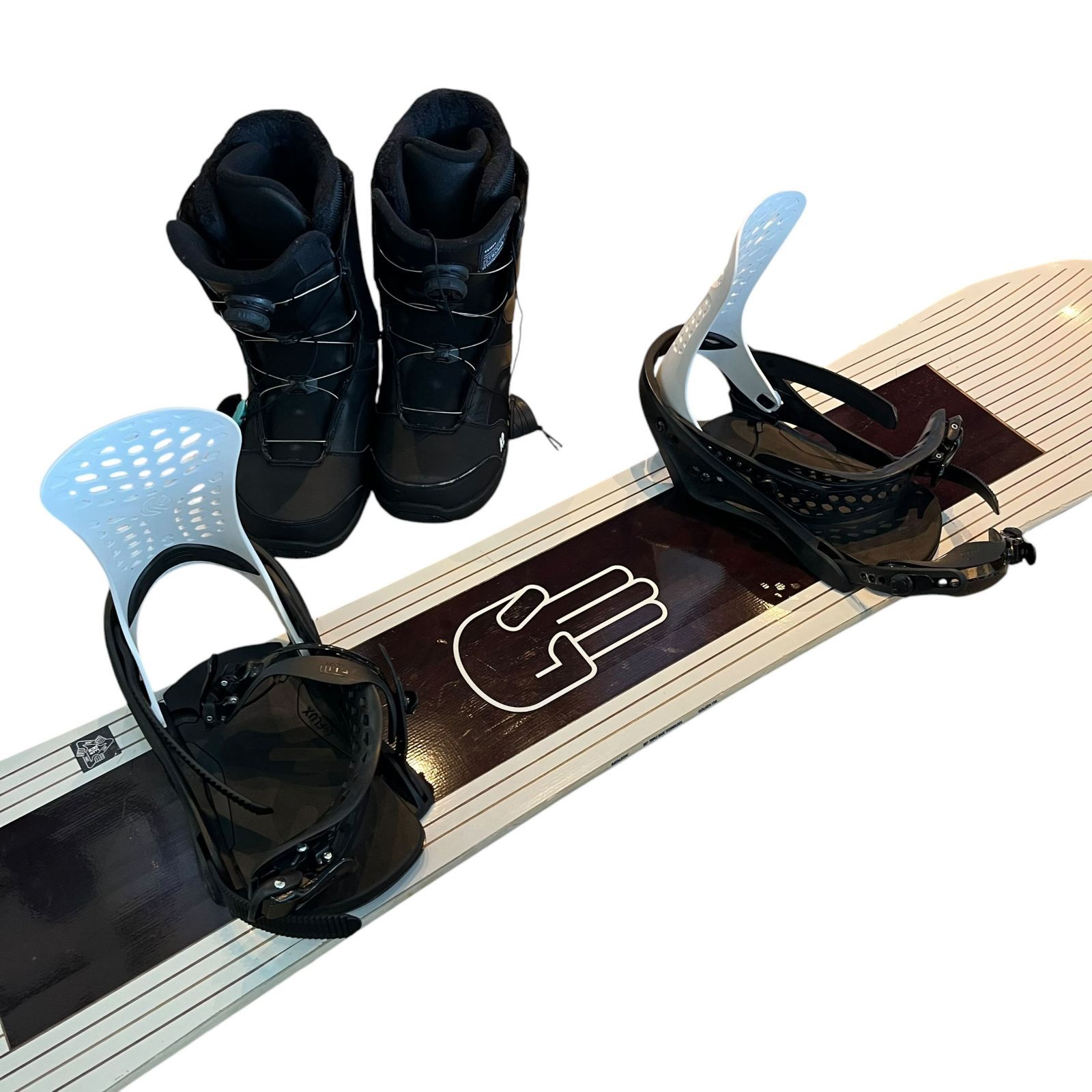 中古○BURTON/バートン○スノーボード Goliath 156cm ビンディング付き 