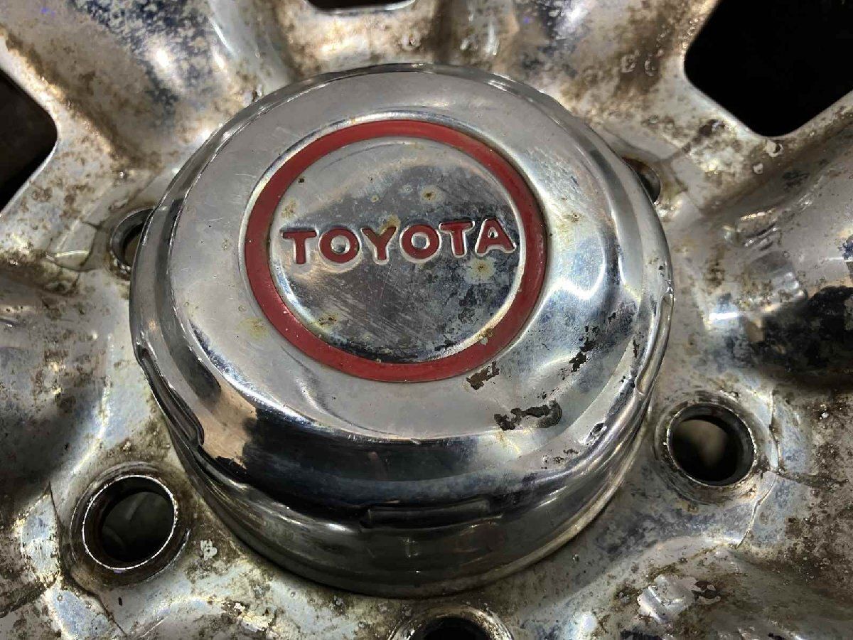 希少】TOYOTA トヨタ 100系ハイエース 純正メッキホイール 15インチ 4 