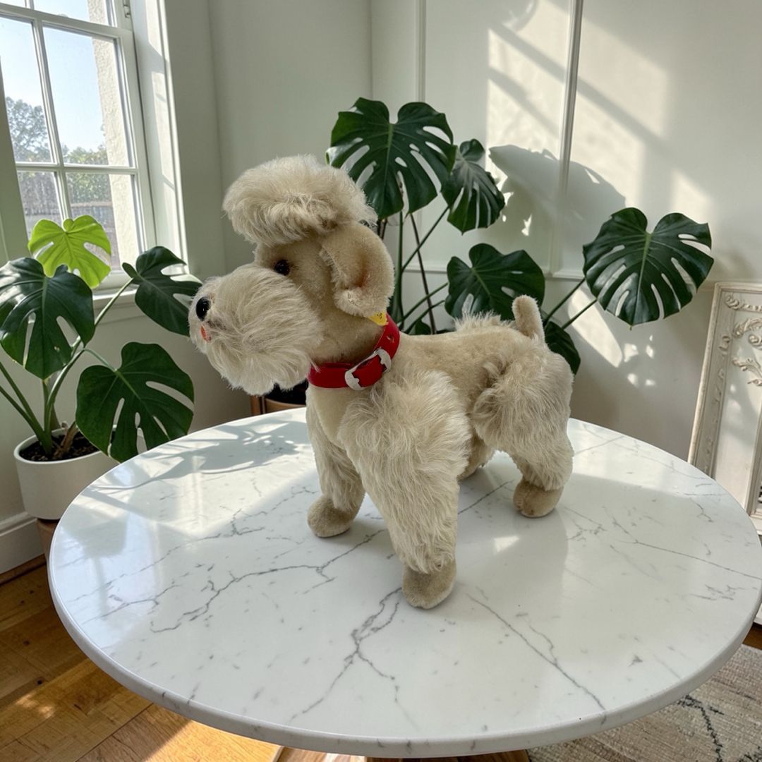 【犬 プードル Snobby スノビー】ヴィンテージ シュタイフ 美品 送料無料☆シュタイフ☆Poodle Snobby 22cm☆プードルのスノビー