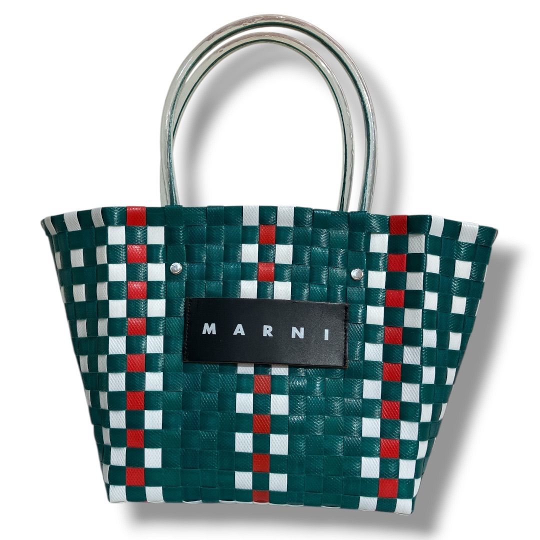 専用 マルニ ロゴ 2way トートバッグ ラージ キャンバス ブラック 黒