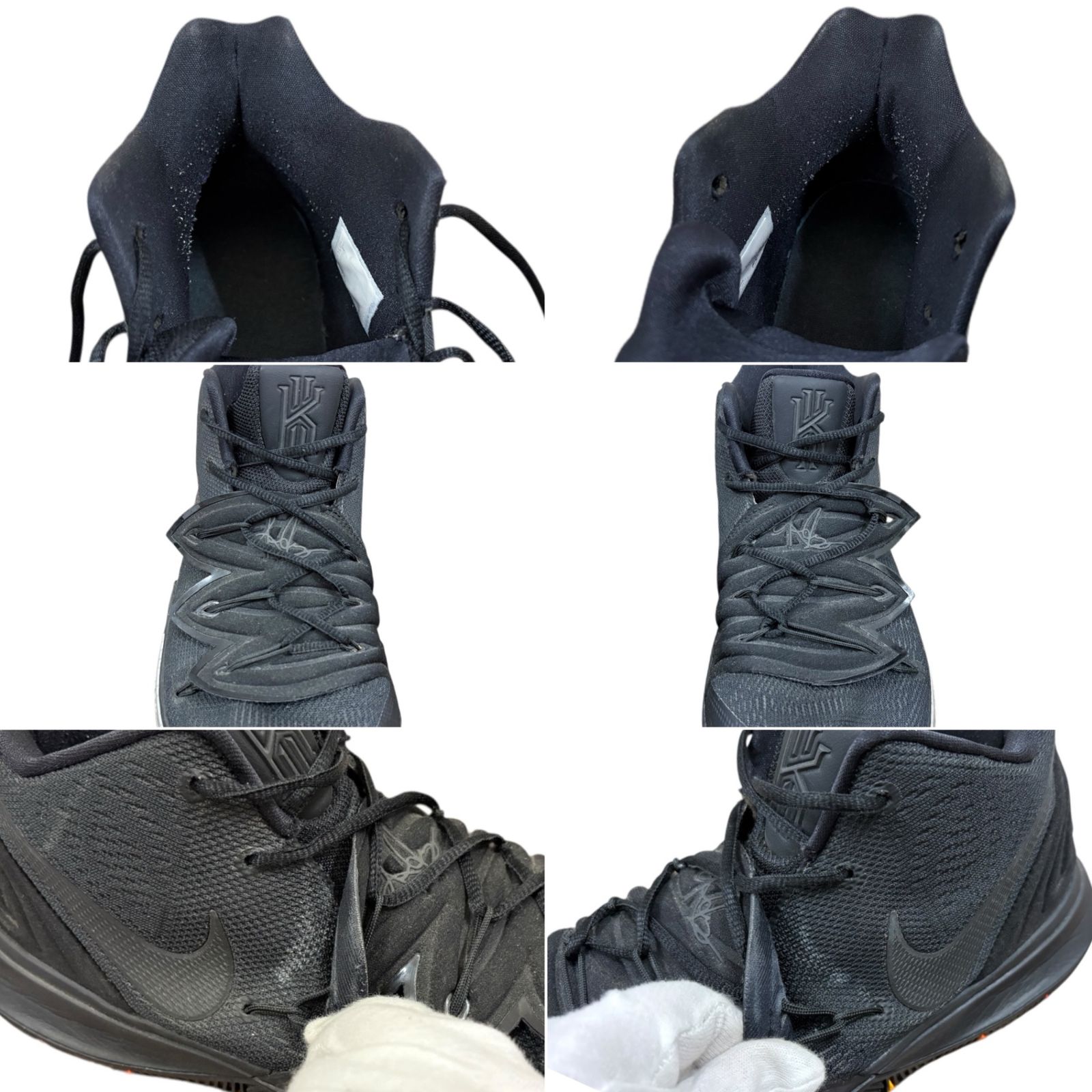 NIKE (ナイキ) スニーカー KYRIE 5 BLACK RAINBOW SOLES AO2919-001