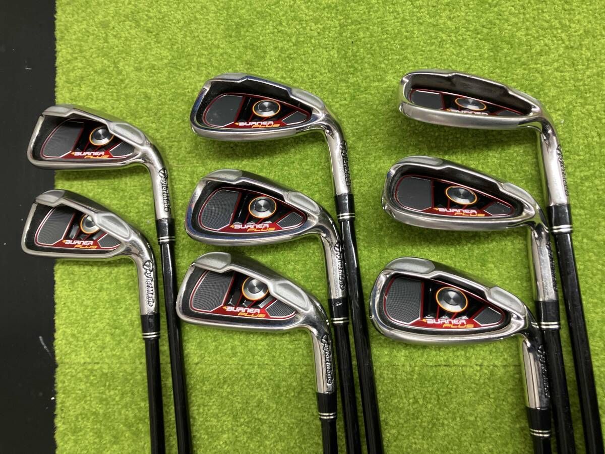 アイアンセット TaylorMade BURNER PLUS (5-9I,P,A,SW 計8本) flex:S