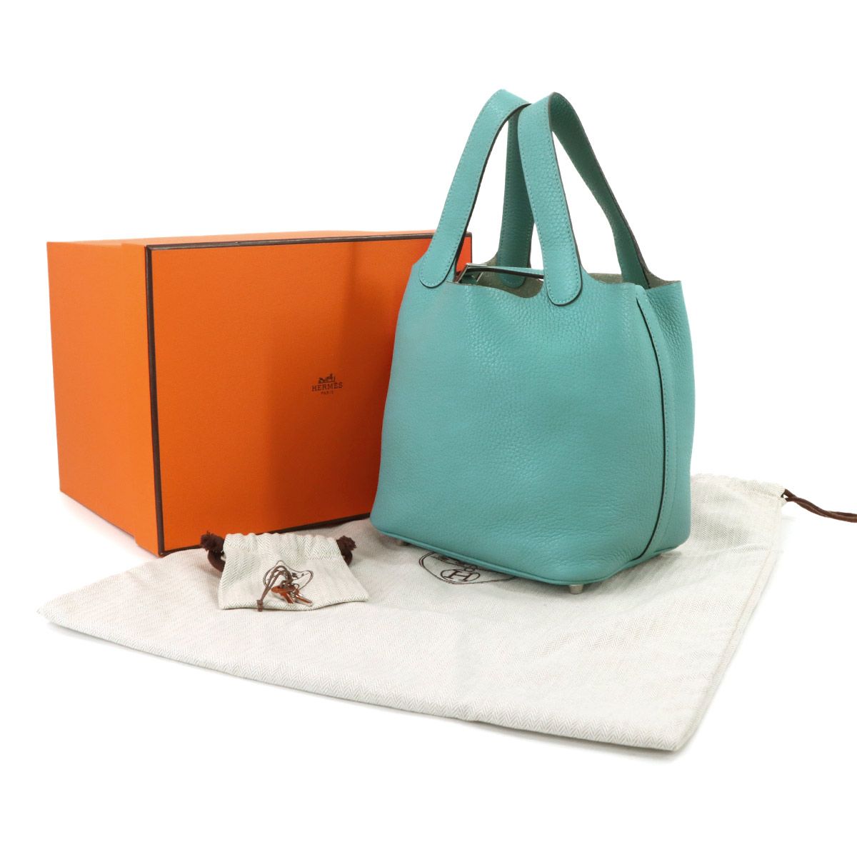 エルメス HERMES ピコタンロック 18 PM ハンド バッグ トリヨン 
