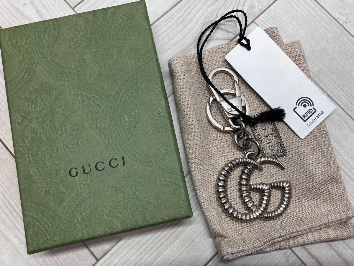 GUCCI グッチ ダブルG キーチェーン キーホルダー マーモント GUCCI グッチ ダブルG キーチェーン キーホルダー マーモント