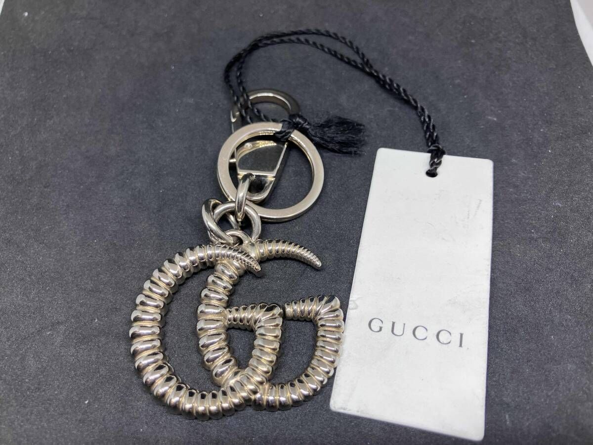 GUCCI グッチ ダブルG キーチェーン キーホルダー マーモント GUCCI グッチ ダブルG キーチェーン キーホルダー マーモント