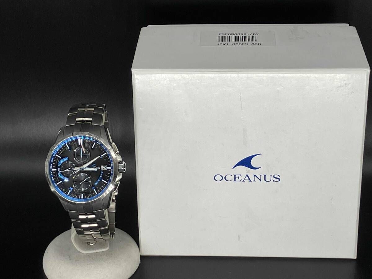 CASIO/OCEANUS OCW-S3000 電波ソーラー 箱説明書付き 時計 CASIO/OCEANUS OCW-S3000 電波ソーラー 箱説明書付き 時計
