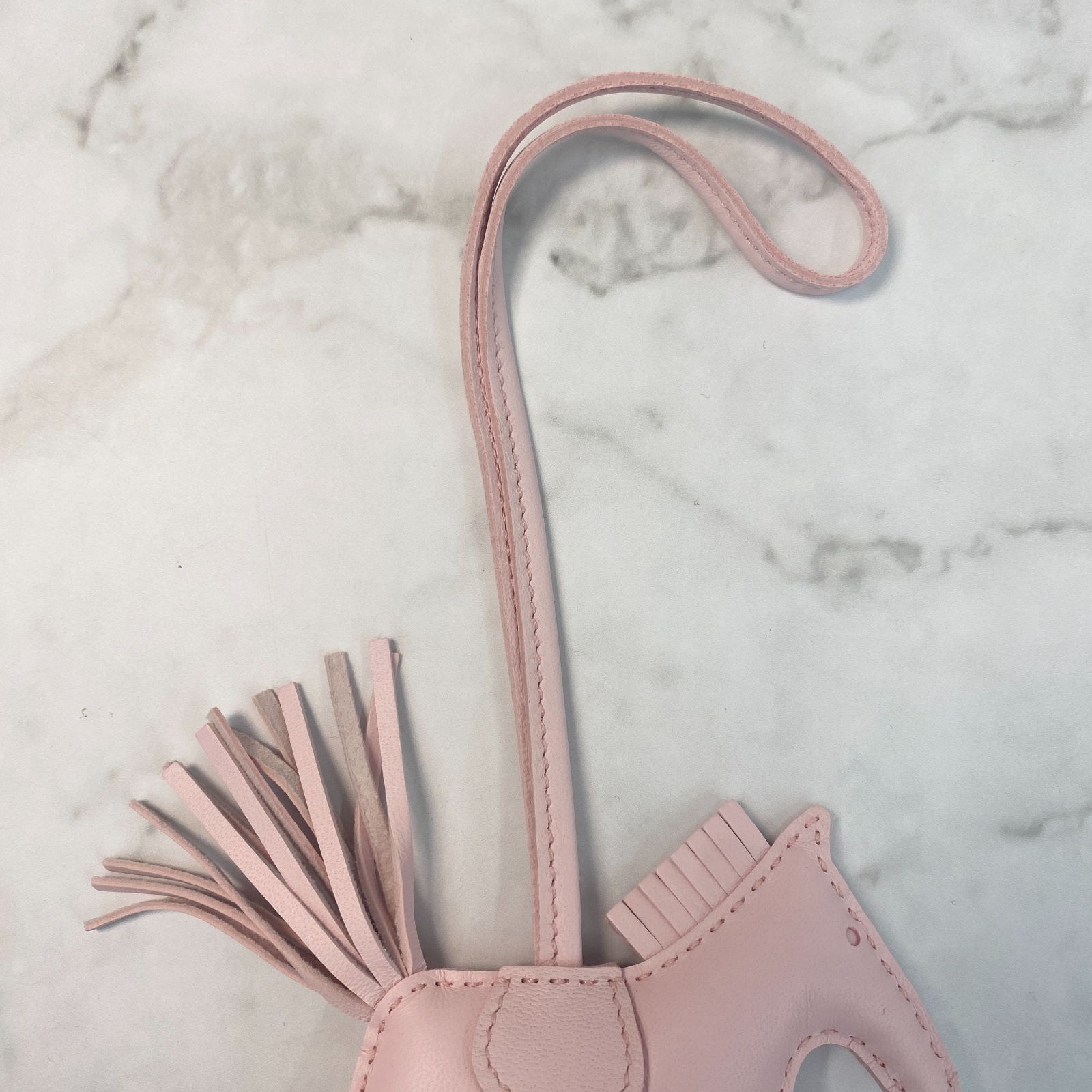 鑑定済み【 美品 】エルメス 《 ロデオ 》 PM ローズダーリン ピンク 
