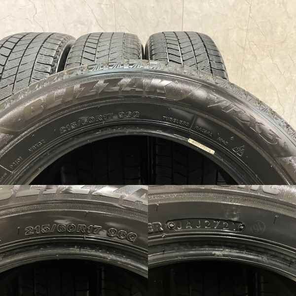 BS BRIDGESTONE BLIZZAK VRX3 215/60R17 17インチ スタッドレス 4本 21 