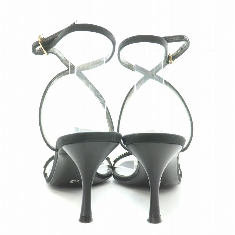 エスカーダ ESCADA ストラップサンダル ラウンドトゥ ハイヒール 
