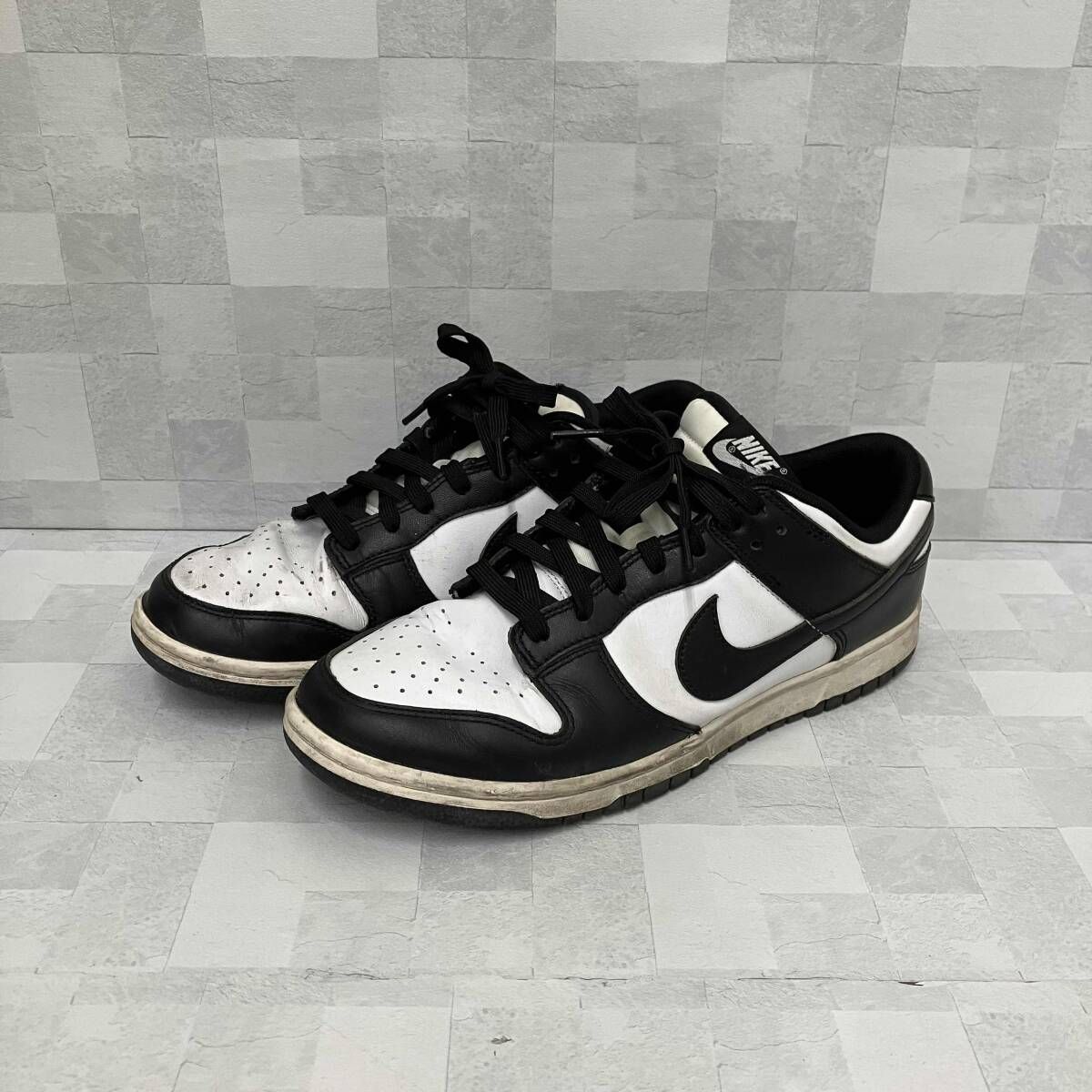 NIKE ナイキ スニーカー DUNK LOW RETRO WHITE/BLACK-WHITE DD1391-10 