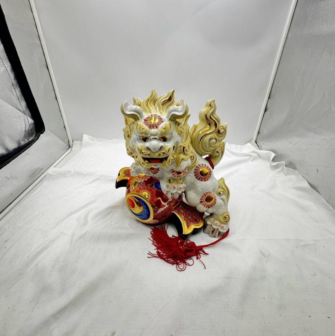 九谷焼∥唐獅子∥狛犬∥色絵金彩∥縁起物∥厄除∥退魔∥置物∥ 【公式
