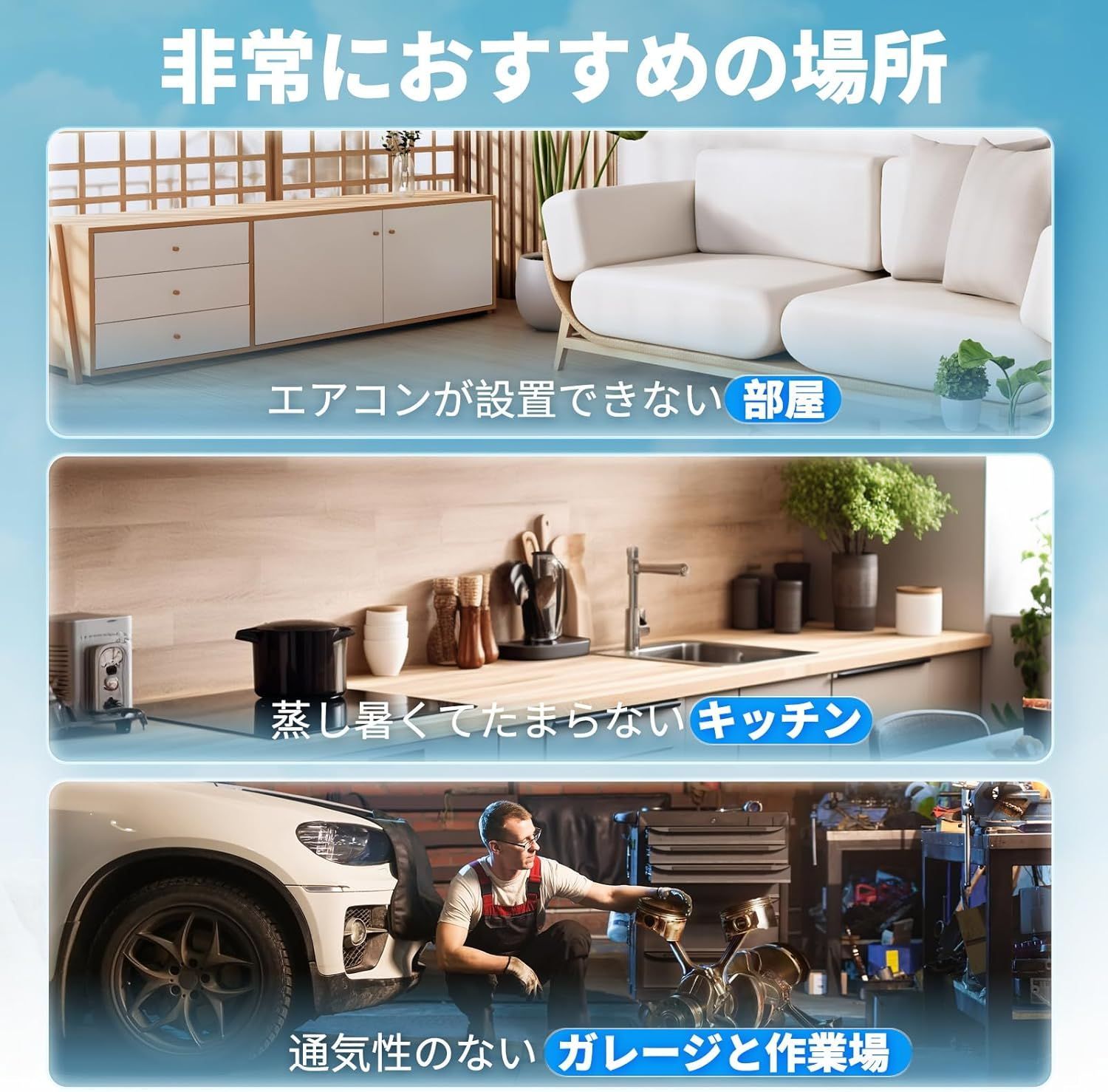 訳あり・未使用】2025年製 ZAFROスポットクーラー家庭用 業務用 静音