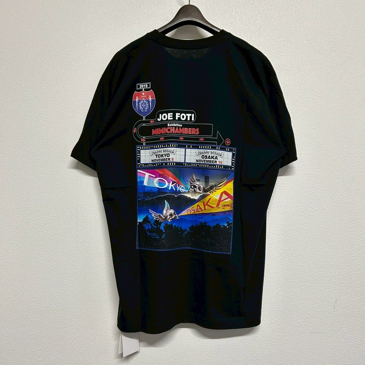 CHROME HEARTS FOTI クロムハーツ フォッティ コラボ 黒 ブラック 半袖 