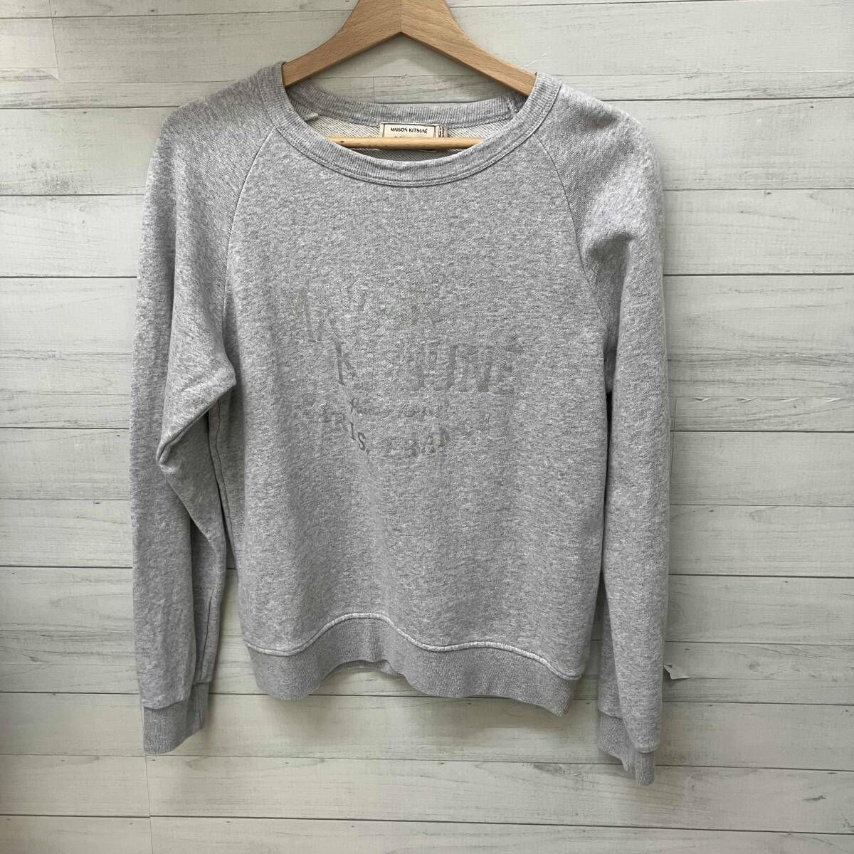 Maison Kitsuné メゾンキツネ スウェット KWM-1708-A ロゴプリント 