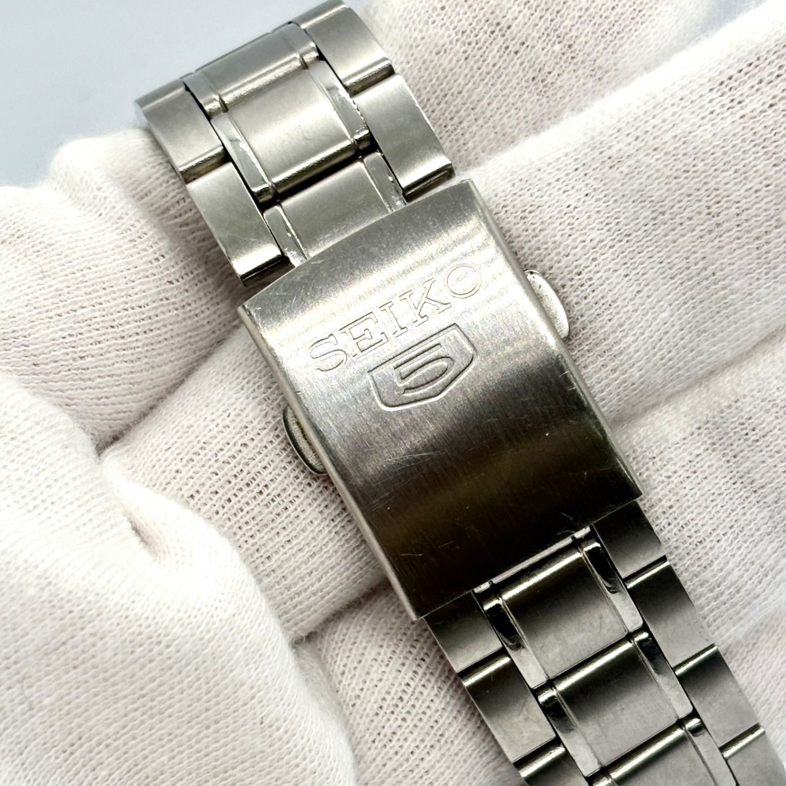 稼働】SEIKO 5 セイコー ファイブ 腕時計 自動巻き スケルトン 21宝石 