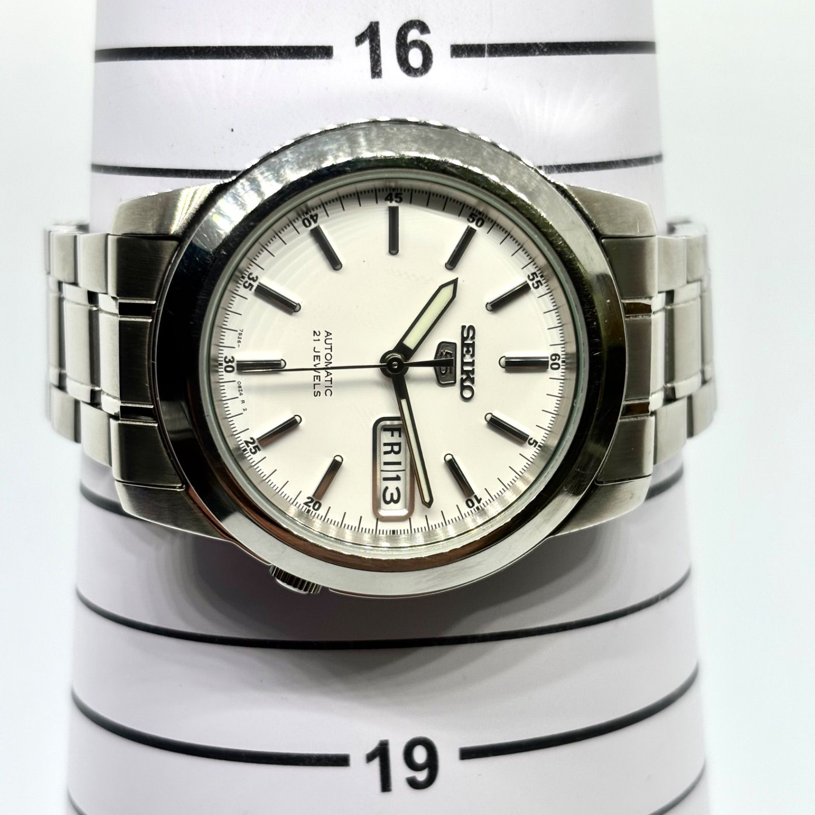 稼働】SEIKO 5 セイコー ファイブ 腕時計 自動巻き スケルトン 21宝石 