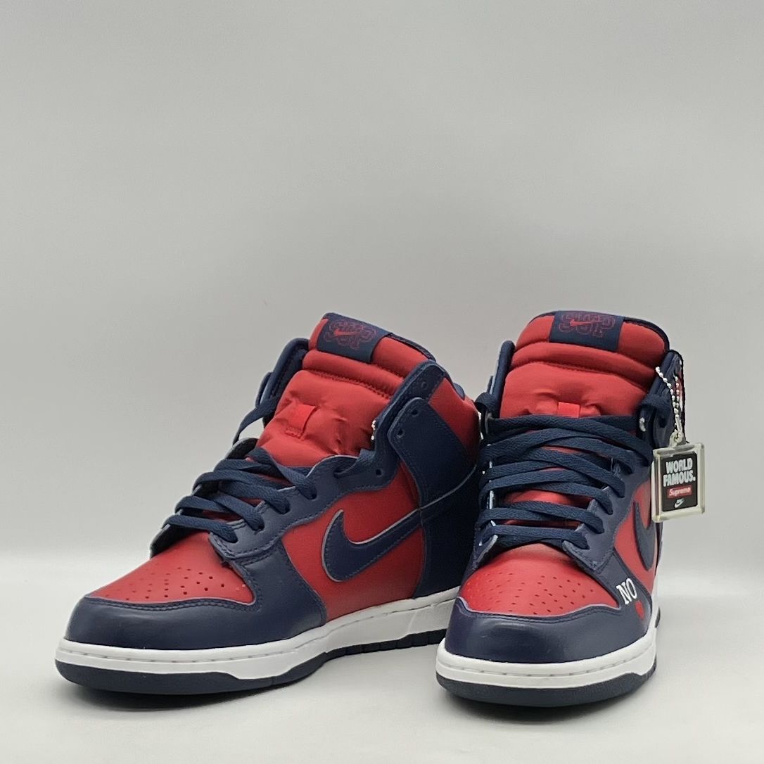 NIKE Supreme × SB Dunk High By Any Means 
