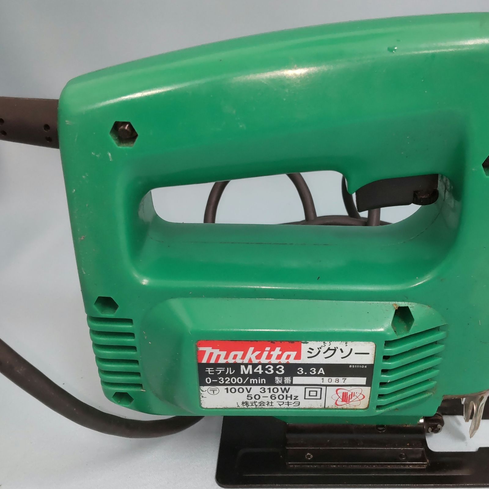 中古品】makita / マキタ ジグソー モデル：M433 ※刃無し - メルカリ