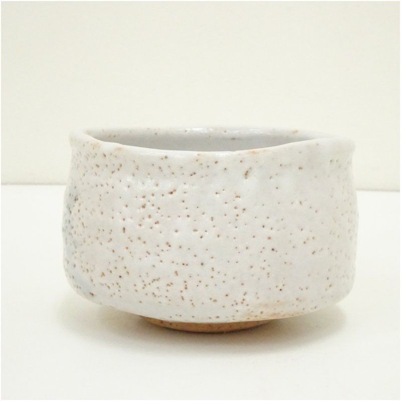 美濃焼 秀泉陶苑 澤田秀一造 志野茶碗（共箱） 茶道 抹茶 おしゃれ