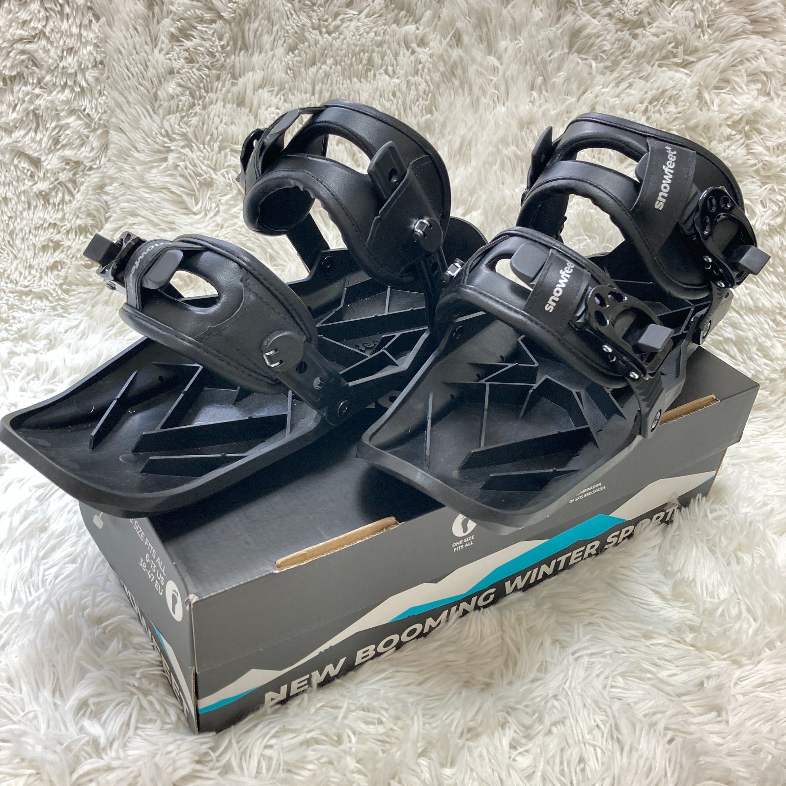 feet スノーシュー 黒 収納バッグ付き snowfeet スノーシュー 黒 収納バッグ付き 【公式通販】