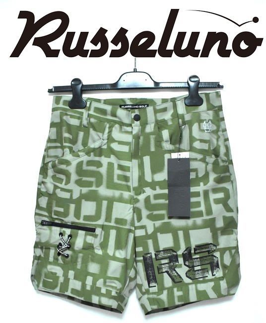 ゴルフ Russeluno ゴルフウェア ショートパンツ グラフィティ柄