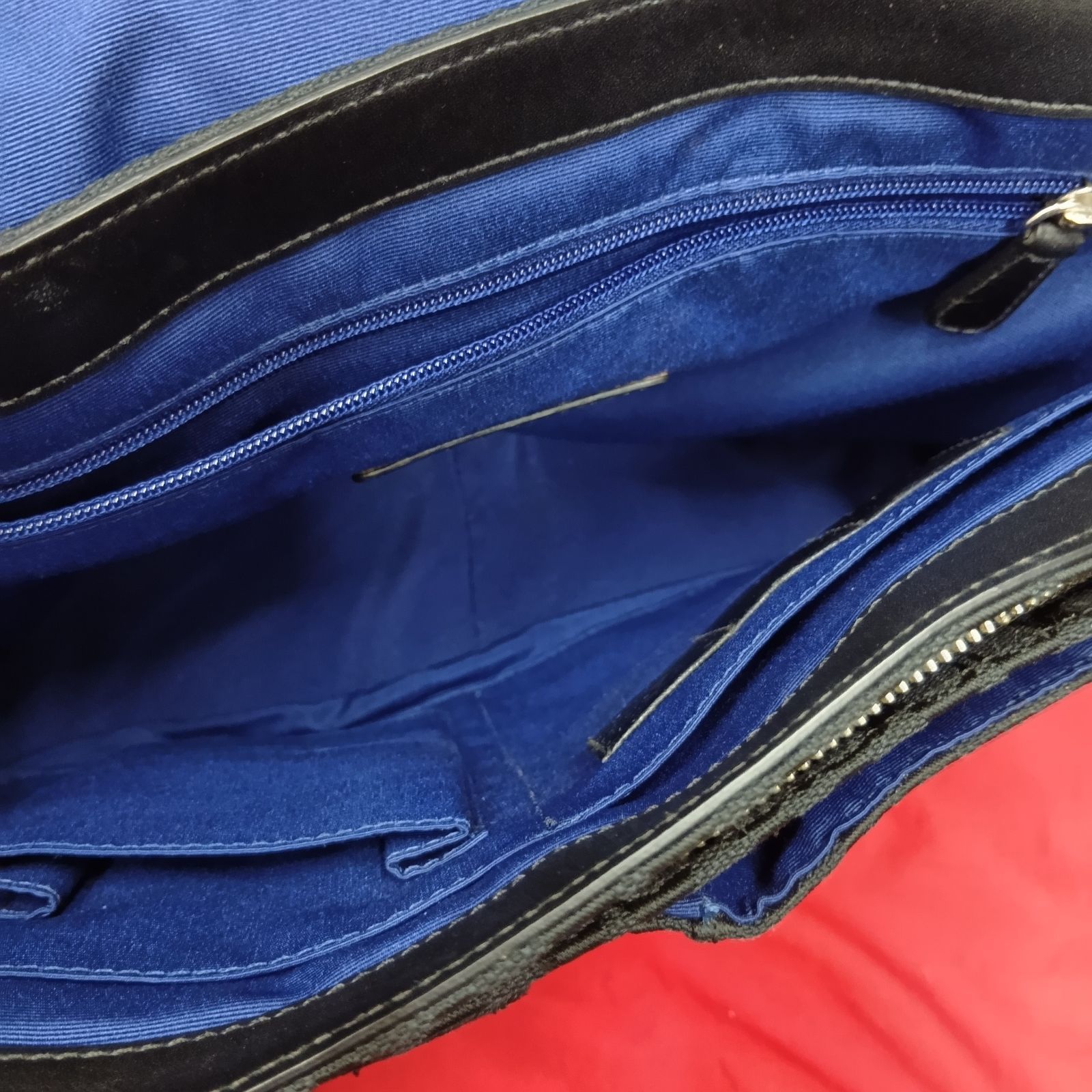 COACH ショルダーバッグ F70182 シグネチャー ブラック×ブルー コーチ 