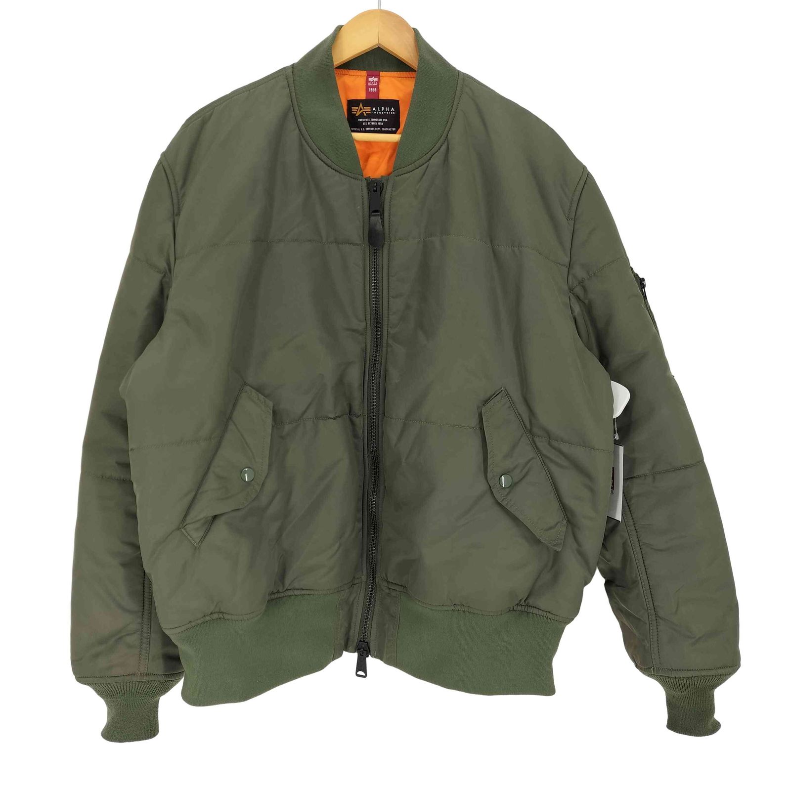 アルファインダストリーズ ALPHA INDUSTRIES 別注 QLTD MA-1 フライト 