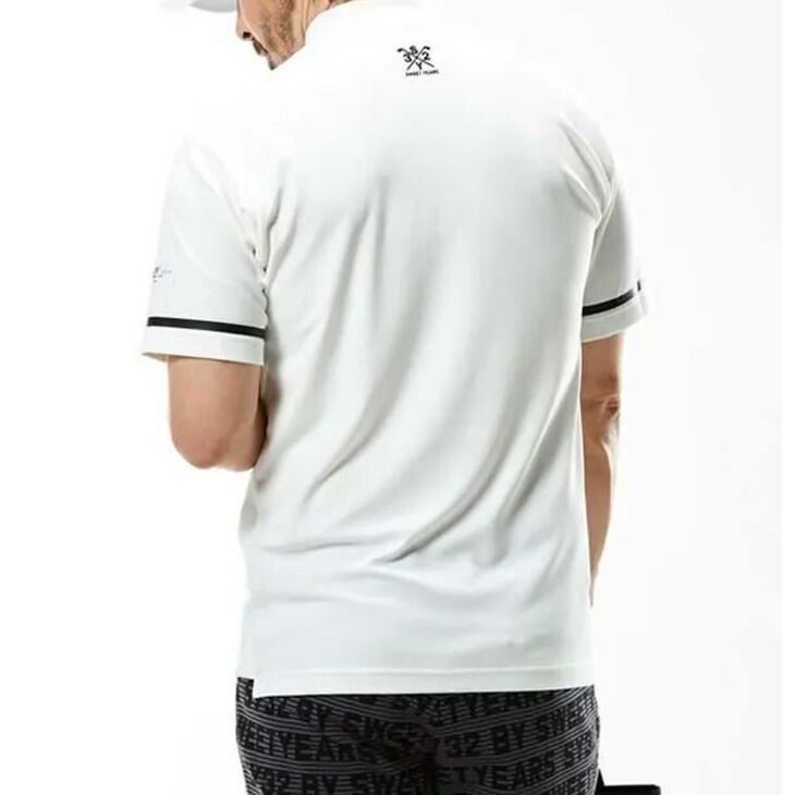 SY32 BY SWEET YEARS GOLF メンズ 半袖シャツ モックネック ゴルフ