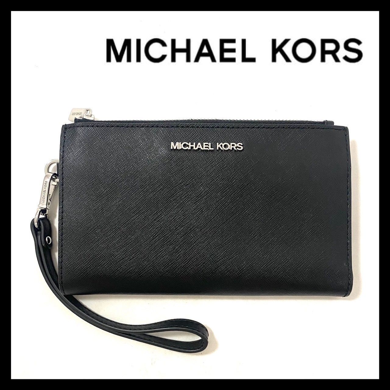 MICHAEL KORS】ジェットセットトラベル ダブル ジップ リストレット 