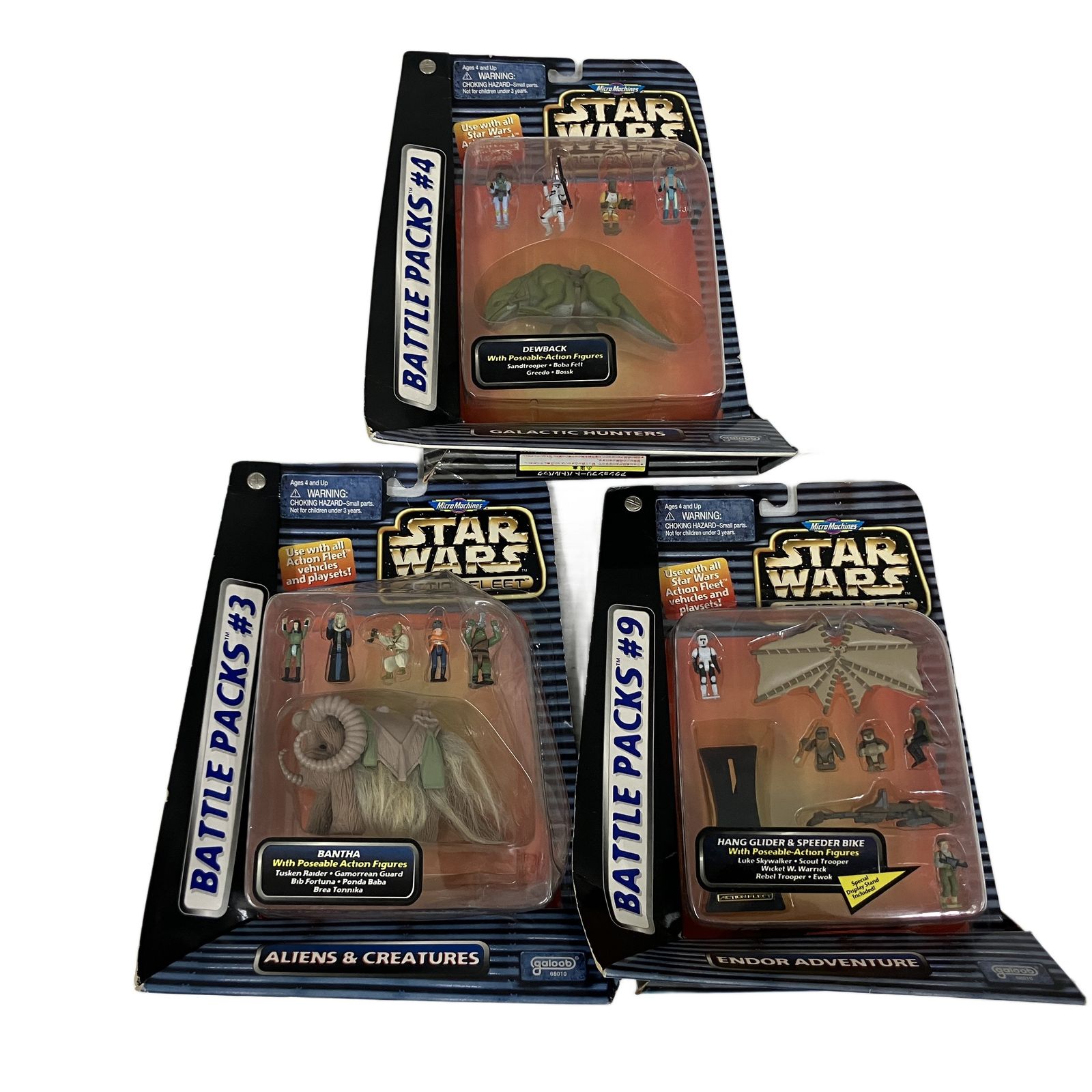 STAR WARS スターウォーズ action fleet micro machines battle packs 