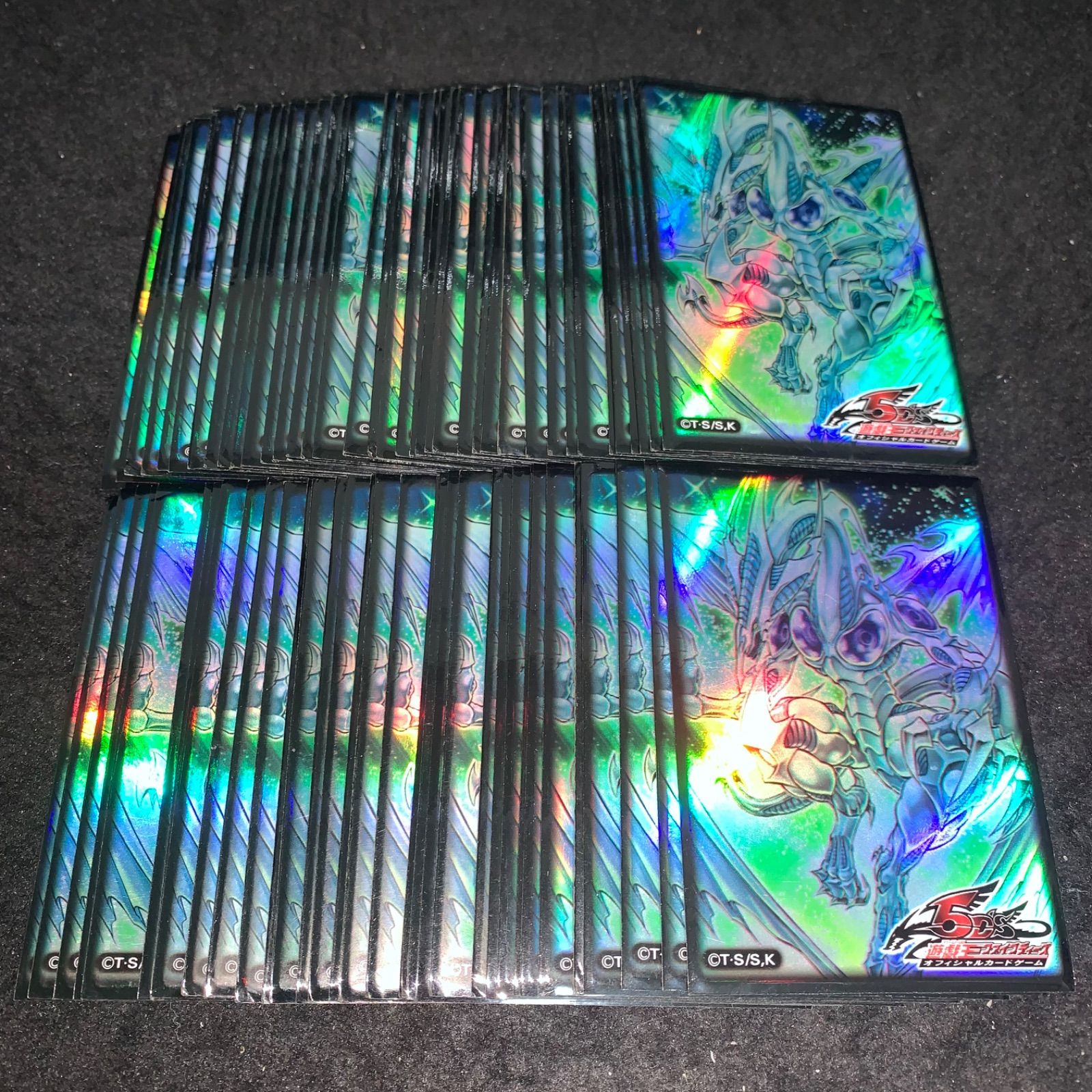 遊戯王　スターダスト・ドラゴン　スリーブ99枚 遊戯王 No.P5370 大量 スリーブ 公式スリーブ 絶版 スターダスト