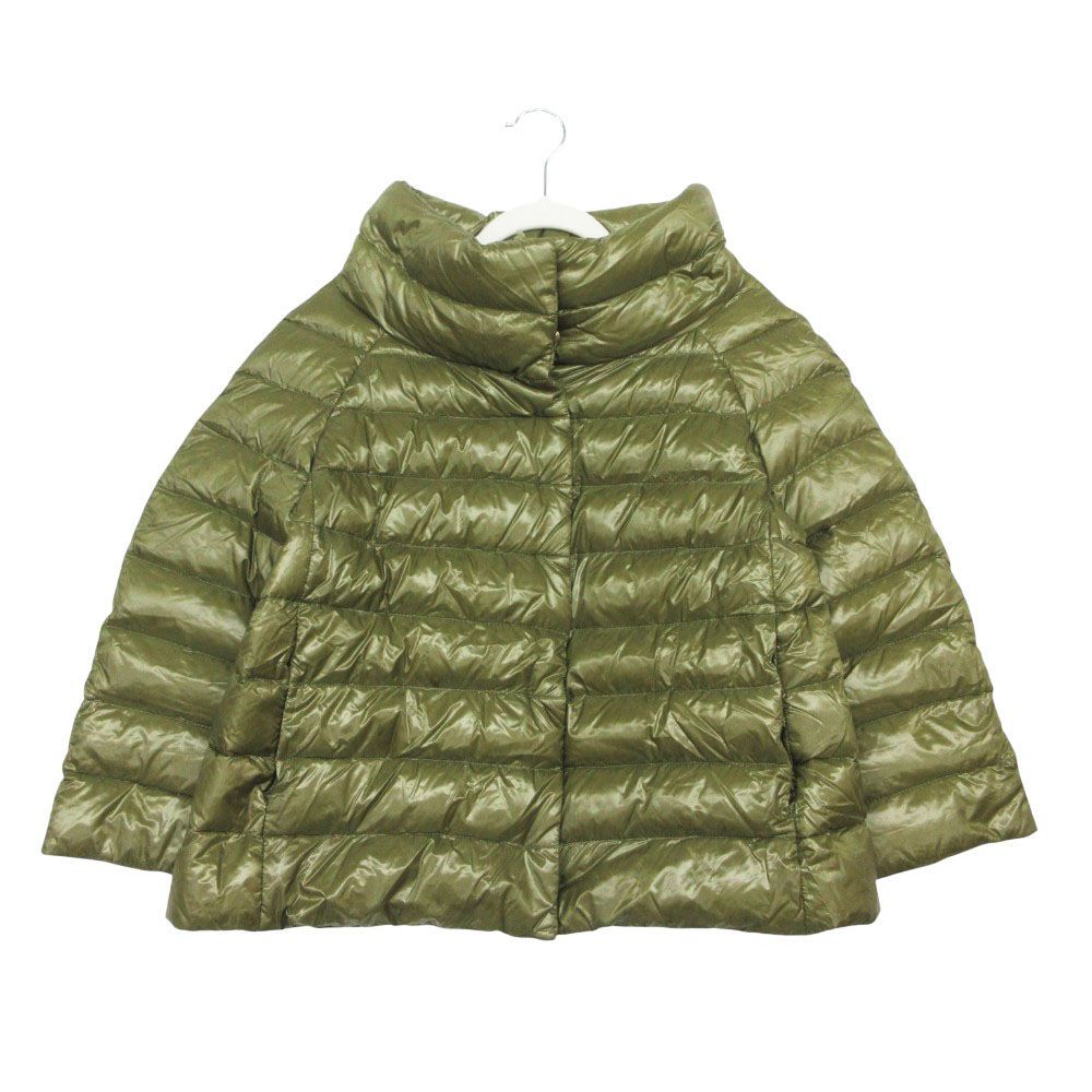 HERNO ヘルノ PI0046DIC イコニコ ソフィア ダウンジャケット アウター グリーン サイズ42 L レディース 【中古】 - メルカリ