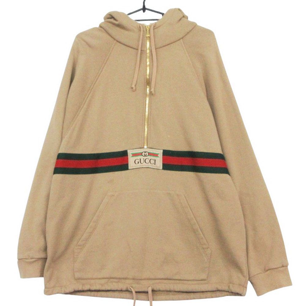 GUCCI グッチ ウェブ ラベル シェリーライン スウェットプルオーバー 