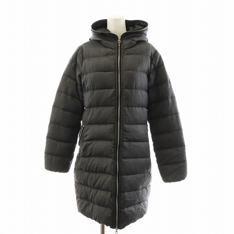 デュベティカ DUVETICA ダウンコート ロング丈 フード ウール カシミヤ 