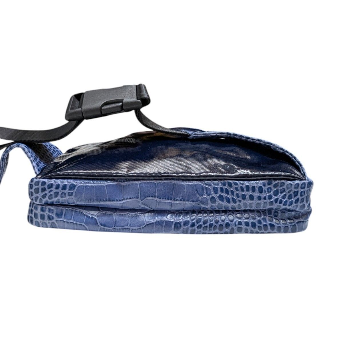 22 未使用品 Orobianco オロビアンコ LINAPISTA DRILLAK-NAVY ボディ 