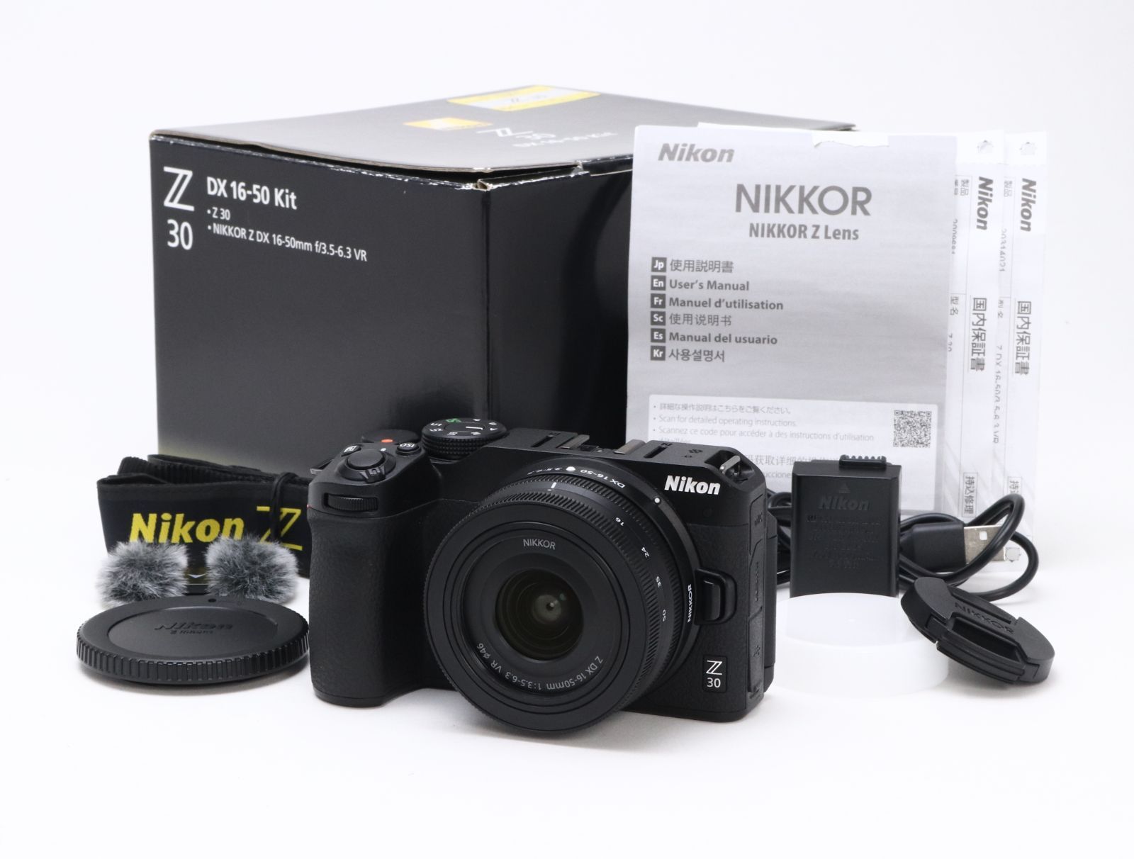 A+ (美品) Nikon ニコン Z30 NIKKOR Z DX 16-50mm F3.5-6.3 VR レンズ 