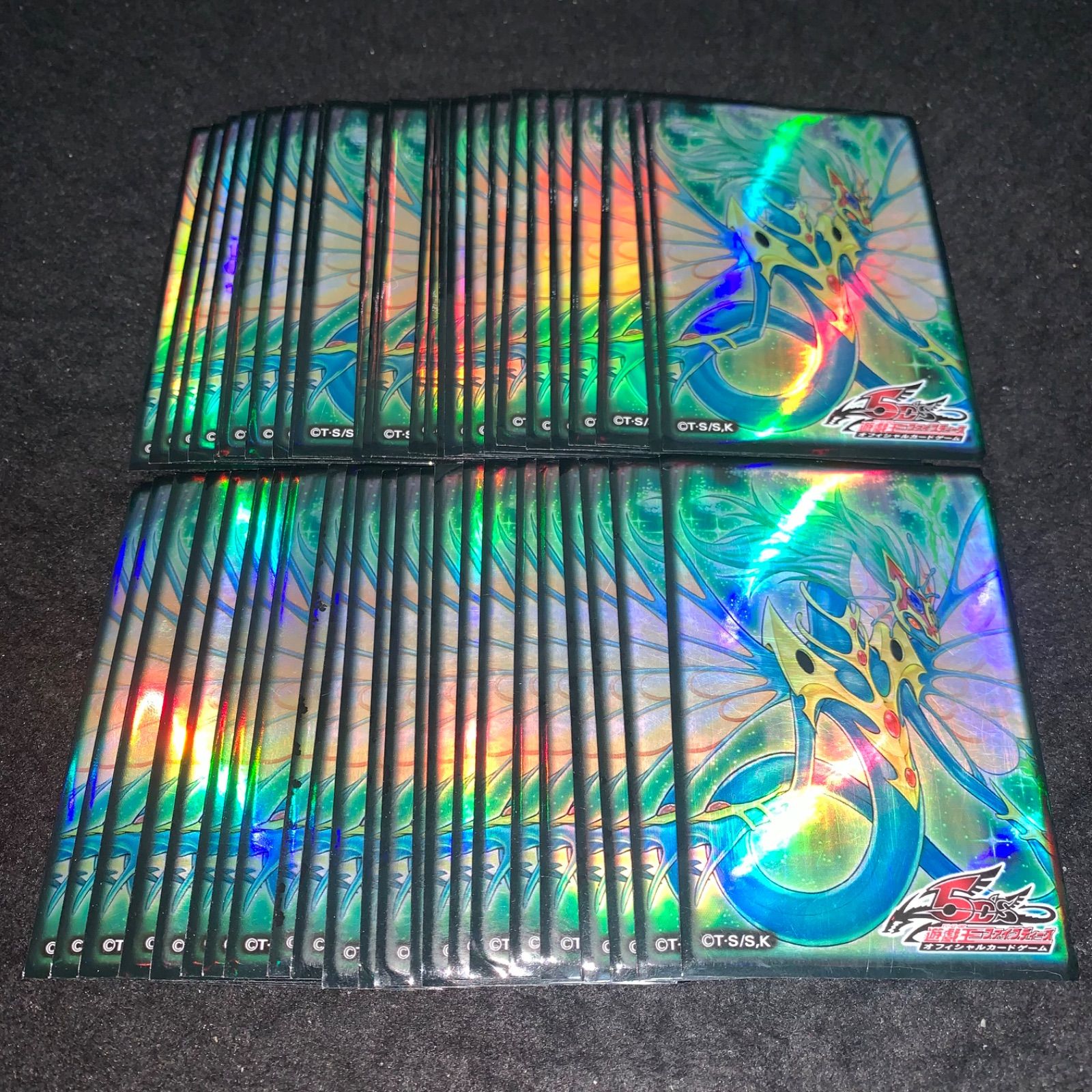 遊戯王5ds エンシェントフェアリー パワーツール スリーブ セット 新品未開封 遊戯王 No.P5375 大量 スリーブ 公式スリーブ 絶版 エンシェント
