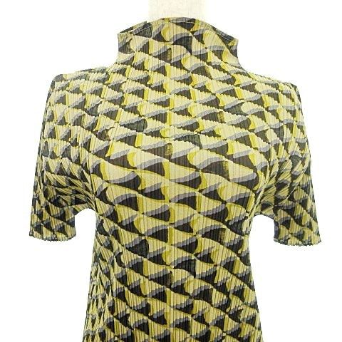 プリーツプリーズ PLEATS PLEASE 美品 半袖 カットソー プリーツプリーズ PLEATS PLEASE 美品 半袖 カットソー