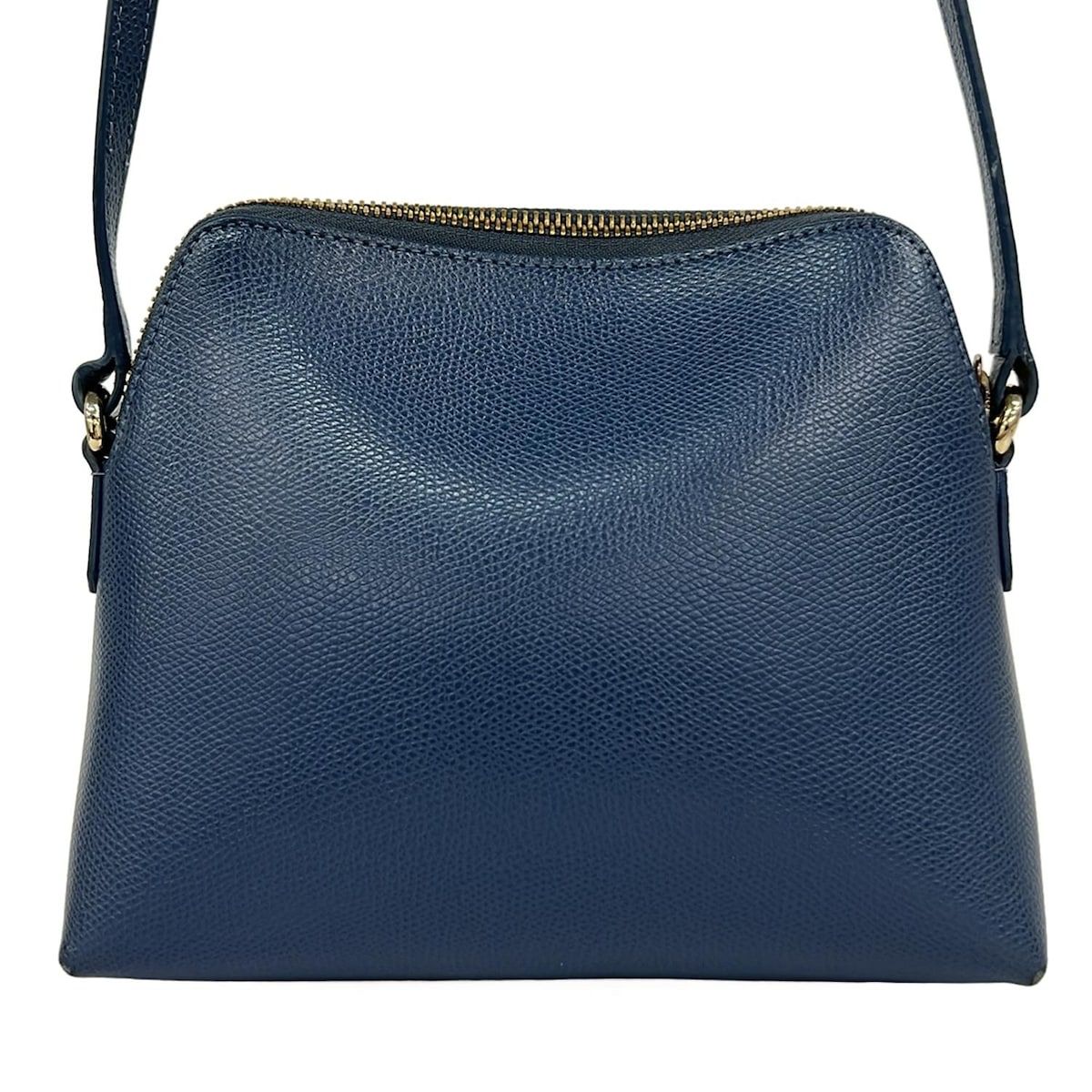 FURLA(フルラ) ショルダーバッグ - ネイビー レザー - メルカリ