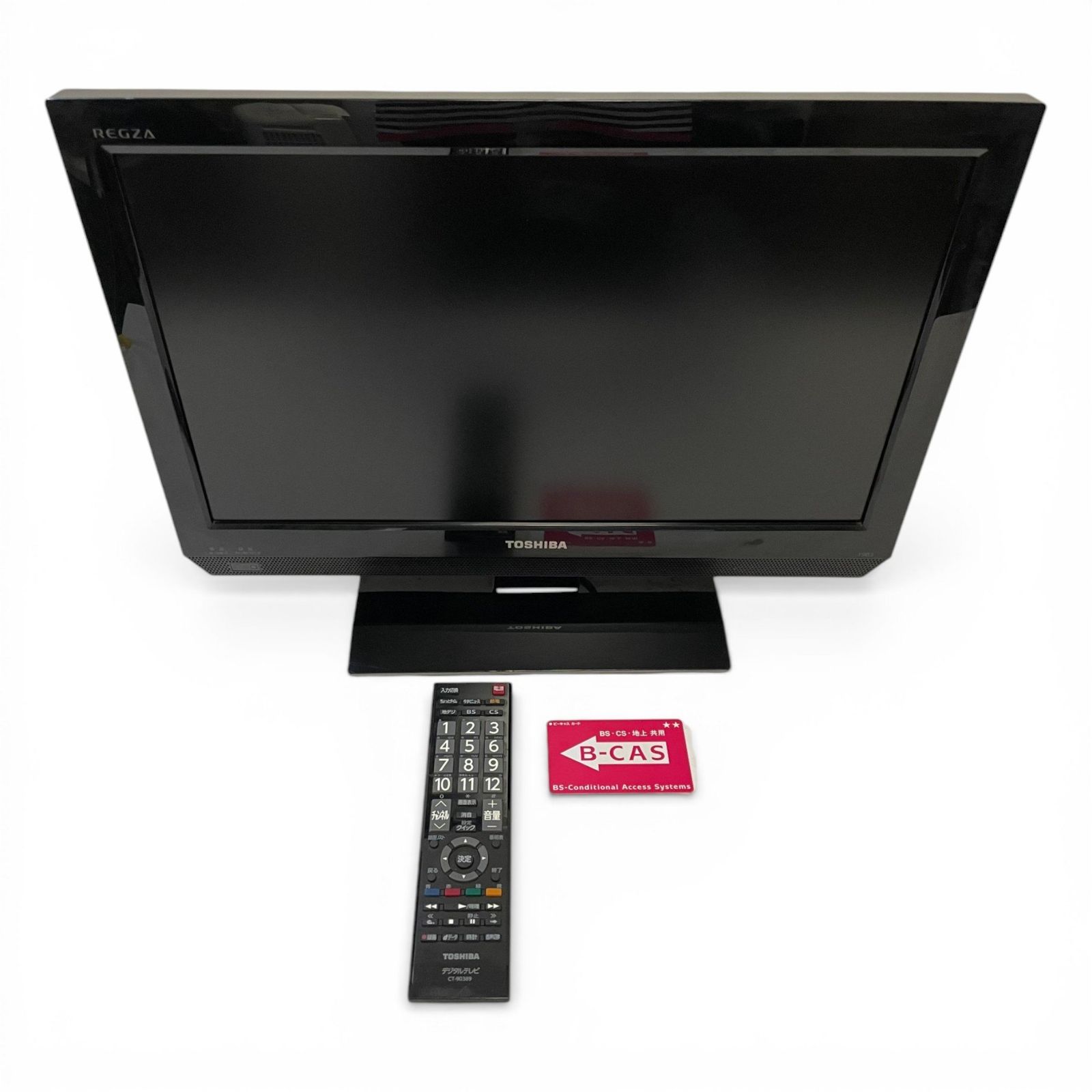 ○ 東芝 TOSHIBA 液晶カラーテレビ REGZA 19B3 ブラック 19インチ 1700 