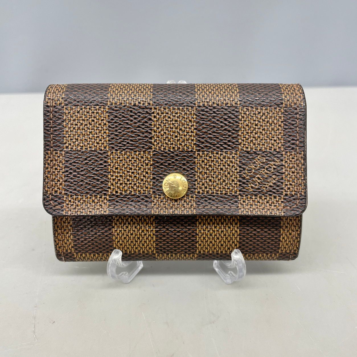 ケース ルイ・ヴィトン　LOUIS VUITTON ダミエ　ポルトモネ･プラ N61930 フラップ コインケース ルイ・ヴィトン LOUIS VUITTON ダミエ ポルトモネ・プラ