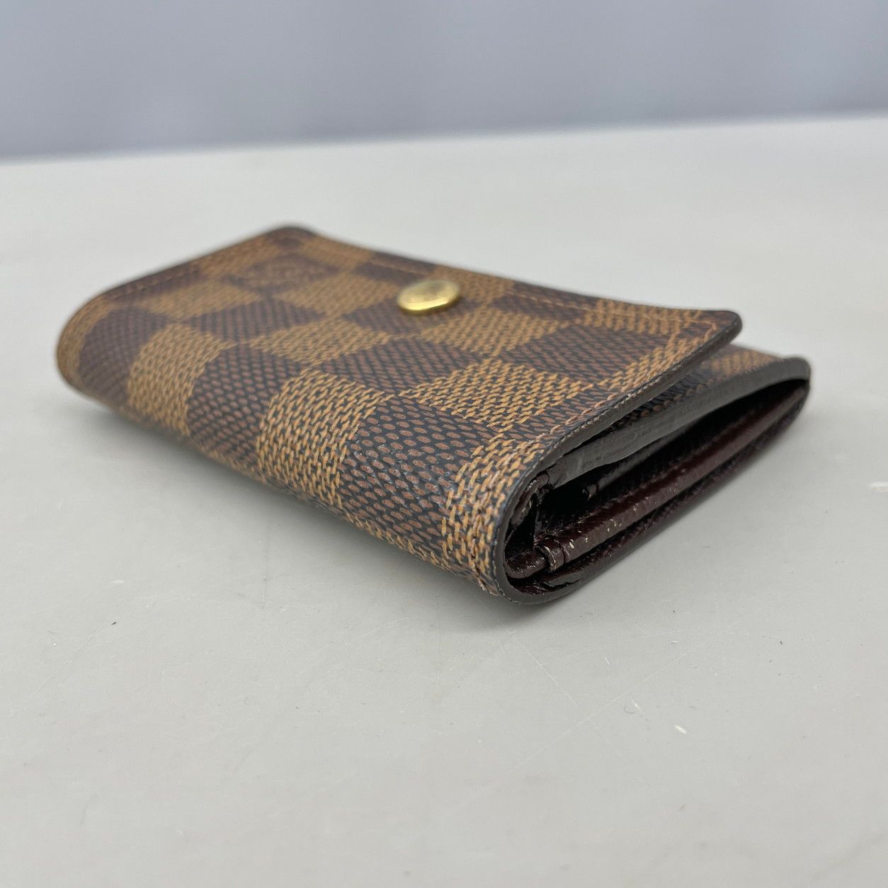 ケース ルイ・ヴィトン　LOUIS VUITTON ダミエ　ポルトモネ･プラ N61930 フラップ 美品】LOUIS VUITTON ルイヴィトン ダミエ ポルトモネ プラ コンパクト