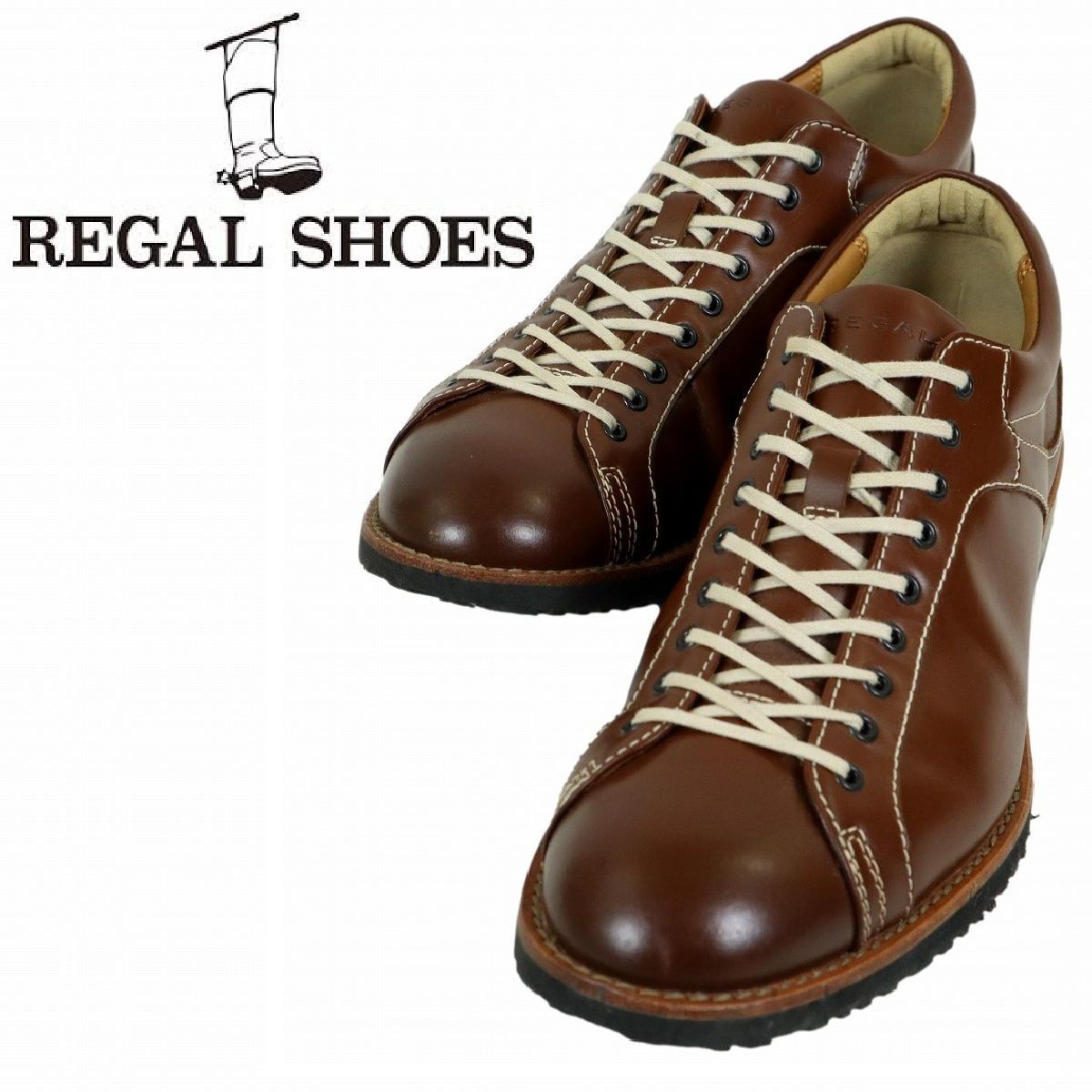 S3772】【極美品】REGAL リーガル レザーシューズ レザースニーカー 