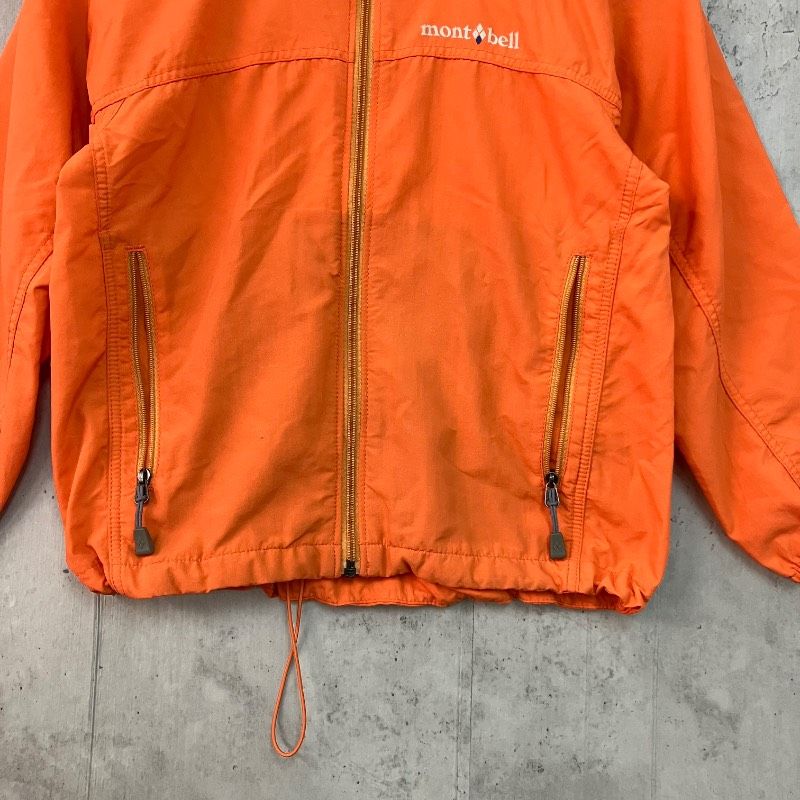 mont-bell モンベル O.D.パーカー キッズ 110 オレンジ ナイロン 